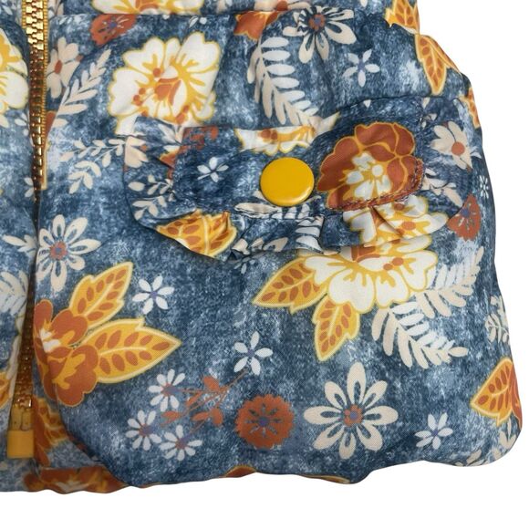 Little Lass Outfit Size 2T Floral Down Vest & Pants 2 Pc Winter Set Children's - Picture 5 of 8